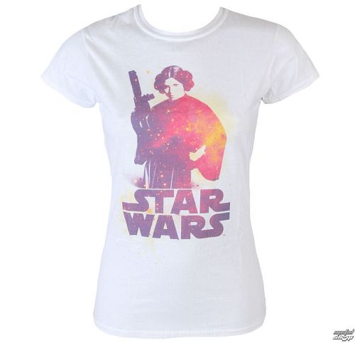 tričko dámske Star Wars - Princess Lela - White - INDIEGO - Indie0324