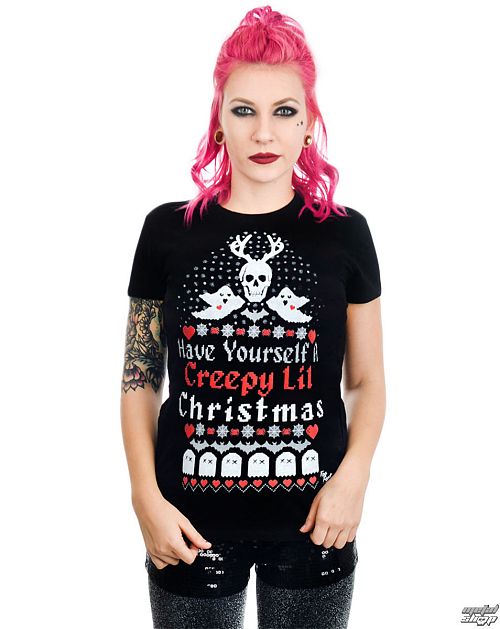 tričko dámske TOO FAST - HAVE YOURSELF A CREEPY LIL CHRISTMAS BABYDOLL - WTBD-T-CRELIL