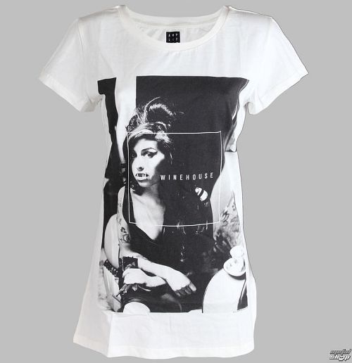 tričko dámske (tunika) Amy Winehouse - AMPLIFIED - White - AV679W27