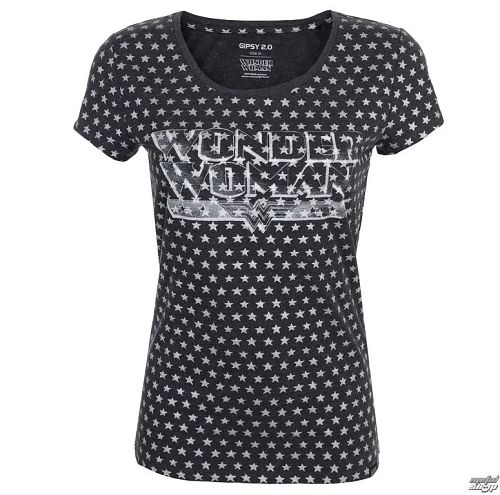 tričko dámske WONDER WOMAN - ANTRACITE - 172GLGT003-A003