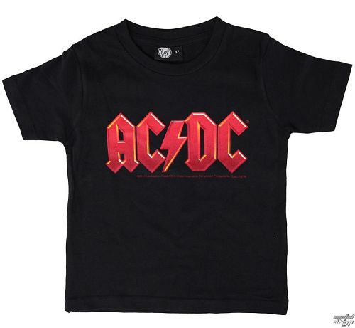 tričko detské AC/DC - Logo - Black - Metal-Kids - MK02