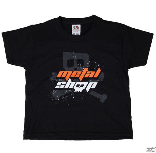 tričko detské Metalshop - Black - MS016