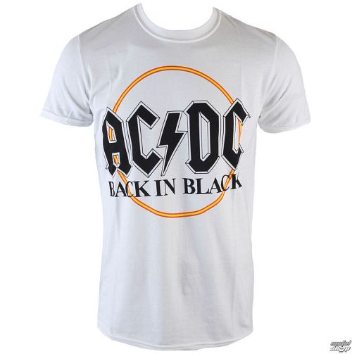 tričko pánske AC/DC - Back In Black Circle - ROCK OFF - ACDCTS12MW