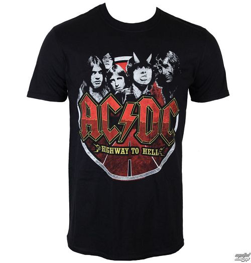 tričko pánske AC/DC - Band Circle - PLASTIC HEAD - PH9320