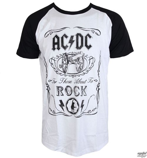 tričko pánske AC/DC - Canon Swig - ROCK OFF - ACDCSSRAG01MB