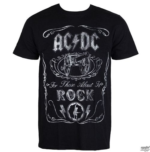 tričko pánske AC/DC - Canon Swig - ROCK OFF - ACDCTS49MB