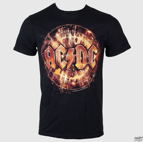 tričko pánske AC/DC - Electric Explosion Logo - LIVE NATION - Black - PEACDC39830