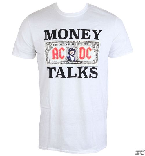 tričko pánske AC/DC - Money Talks - LOW FREQUENCY - White - WACTS050014