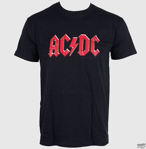 tričko pánske AC/DC - Red Logo - LIVE NATION - RTACDC0300