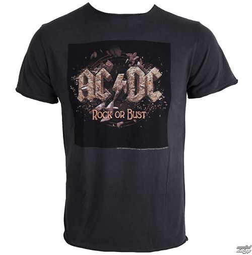 tričko pánske AC/DC - Rock Or Bust - Charcoal - AMPLIFIED - ZAV210RKB