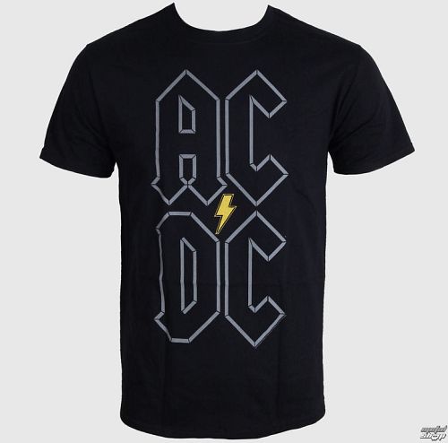 tričko pánske AC/DC - Stack Logo - LIVE NATION - PE12087TS