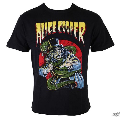 tričko pánske Alice Cooper - Snake - BLK - AMPLIFIED - AV210SAC