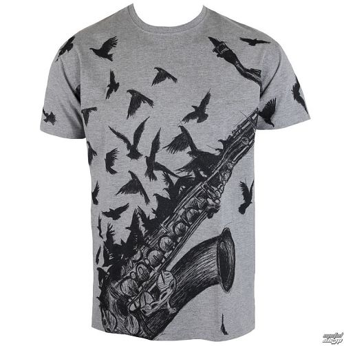tričko pánske ALISTAR - Sax&Crows - Grey - ALI327