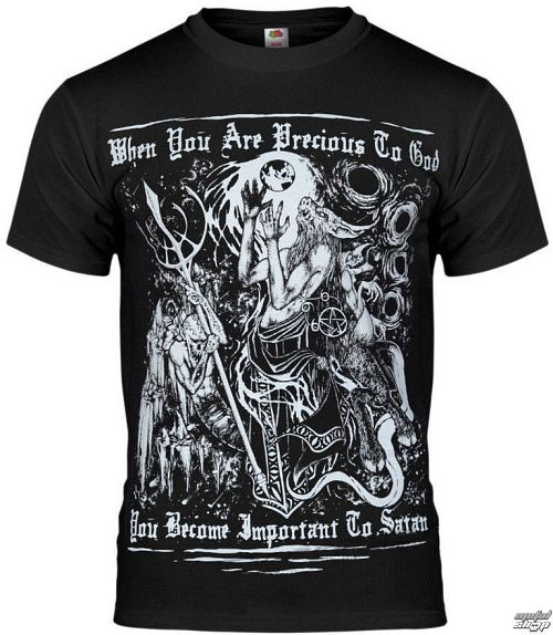 tričko pánske AMENQUEEN OF DARKNESS - Satan - BLK - KOMEN021