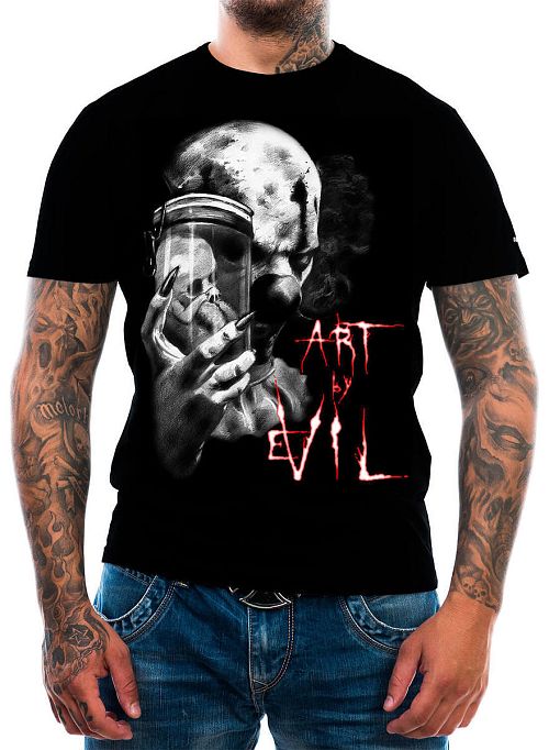 tričko pánske ART BY EVIL - Andrey Skull 2 - ABE019