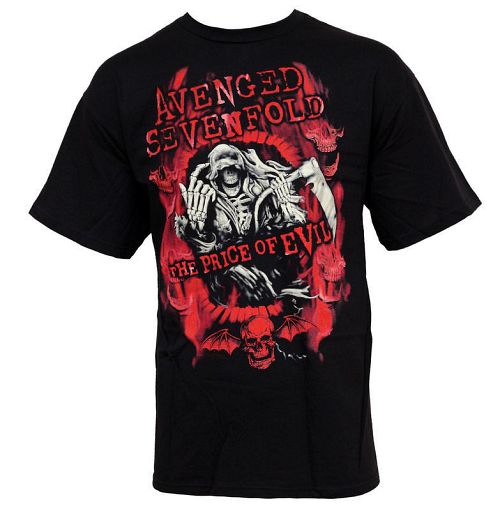 tričko pánske Avenged Sevenfold - Flame Reaper Limited Tour - BRAVADO USA