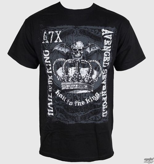 tričko pánske Avenged Sevenfold - Httk Crown - Black - BRAVADO - AVN1381