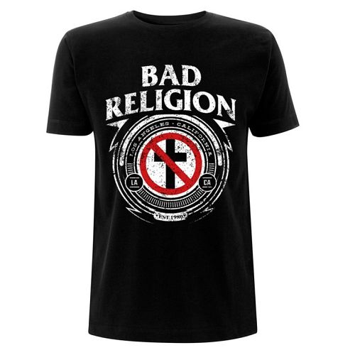 tričko pánske Bad Religion - Badge - Black - RTBADTSBBAD