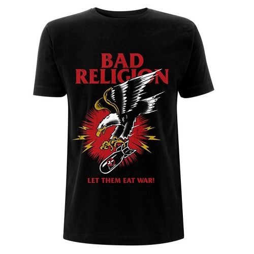 tričko pánske Bad Religion - Bomber - Eagle Black - RTBADTSBBOM