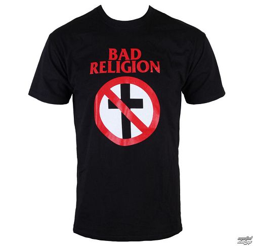 tričko pánske Bad Religion - Cross Buster - Black - KINGS ROAD - 0009
