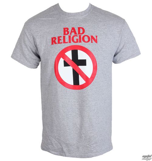 tričko pánske Bad Religion - Crossbuster Heather Gray - KINGS ROAD - 20083757