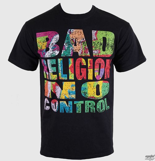 tričko pánske Bad Religion - No Control - Black - KINGS ROAD - 00206