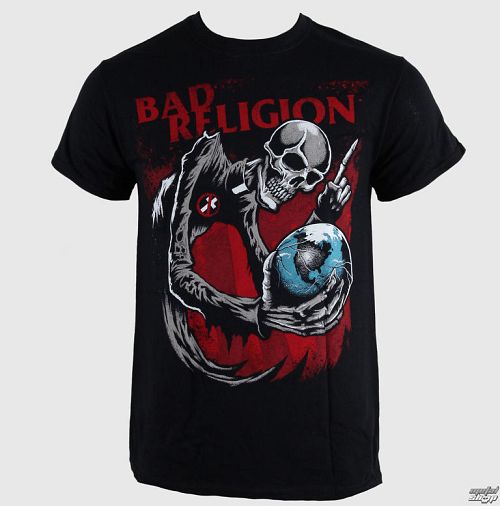 tričko pánske Bad Religion - Skull - Black - LIVE NATION - 10506