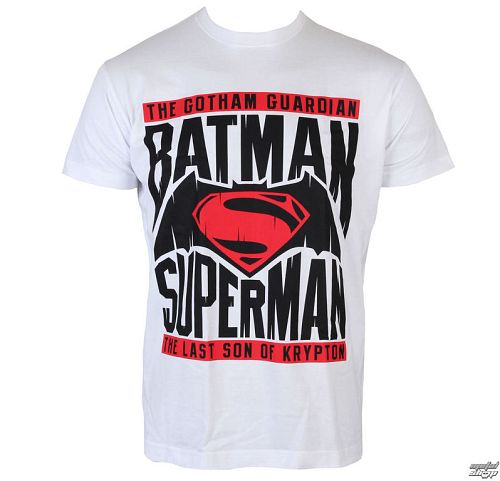 tričko pánske Batman - Batman Vs Superman - White - HYBRIS - WB-1-BATUP009-H61-8