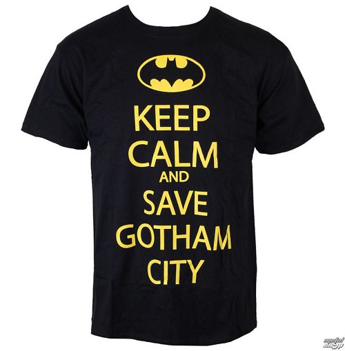 tričko pánske Batman - Save Our Gotham City - Black - INDIEGO - Indie0251