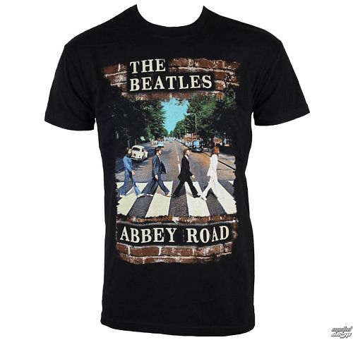 tričko pánske Beatles - Abby Brick Photo - BRAVADO - 20611483