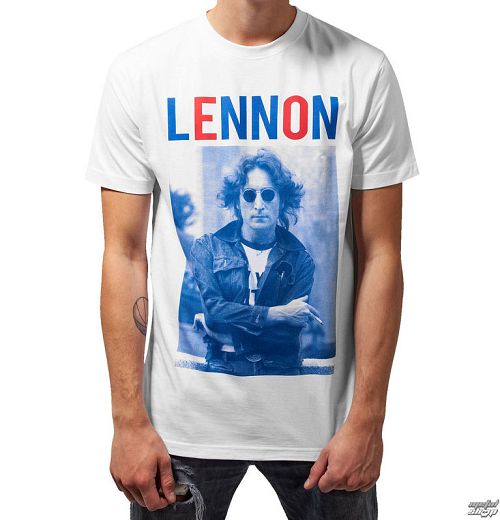 tričko pánske Beatles - John Lennon - Bluered - URBAN CLASSICS - MT467