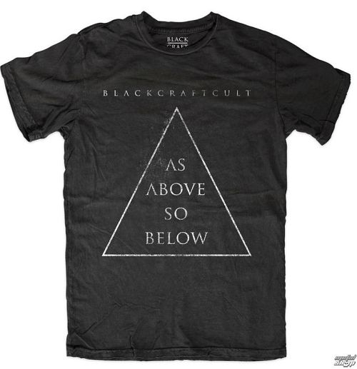 tričko pánske BLACK CRAFT - As Above So Below - Black - MT109AW
