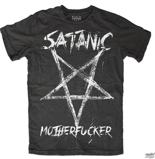tričko pánske BLACK CRAFT - Satanic Motherfucker - MT144SM