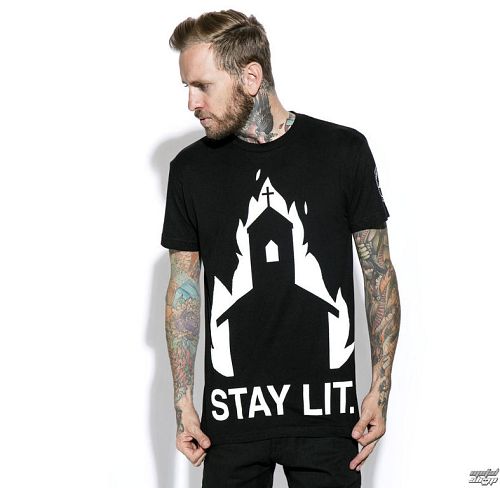 tričko pánske BLACK CRAFT - Stay Lit - MT130SL