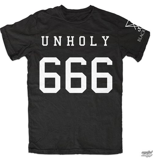 tričko pánske BLACK CRAFT - Unholy 666 - Black - MT077UY