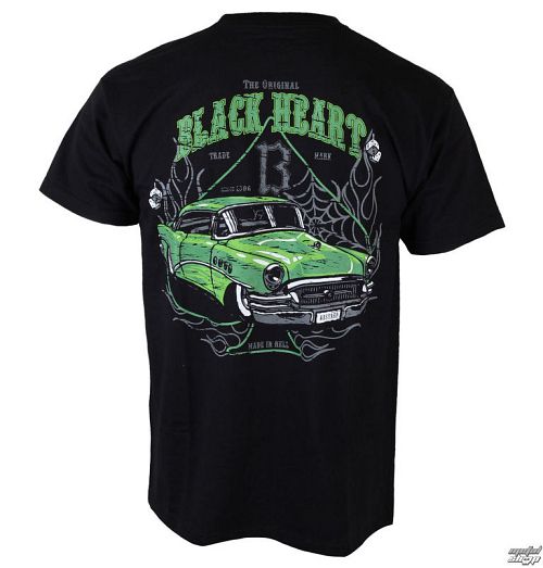 tričko pánske BLACK HEART - Roadmaster Deluxe - BLK - BH147