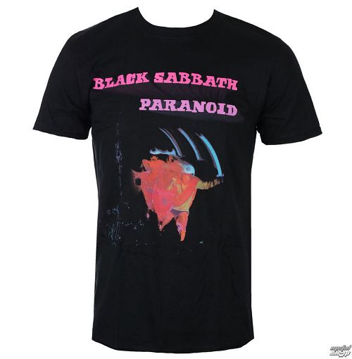 tričko pánske Black Sabbath - Paranoid Motion Trails - Black - ROCK OFF - BSTS14MB