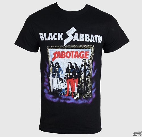 tričko pánske Black Sabbath - Sabotage - Black - BRAVADO - 34191078
