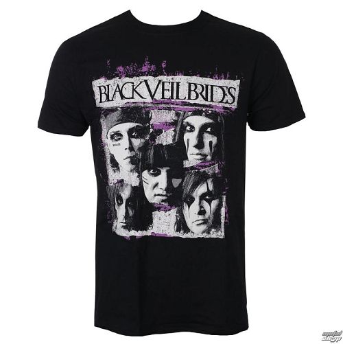 tričko pánske Black Veil Brides - Grunge Faces - Black - ROCK OFF - BVBTS17MB