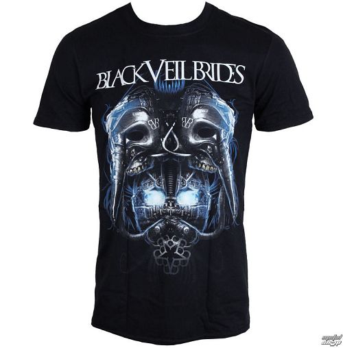 tričko pánske BLACK VEIL BRIDES - Metal Mask - BLK - LIVE NATION - PE12118TSBP