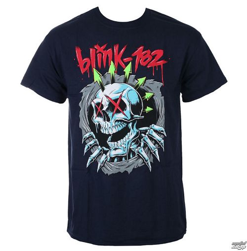 tričko pánske Blink 182 - Ripper - Navy - RTBLITSNRIP