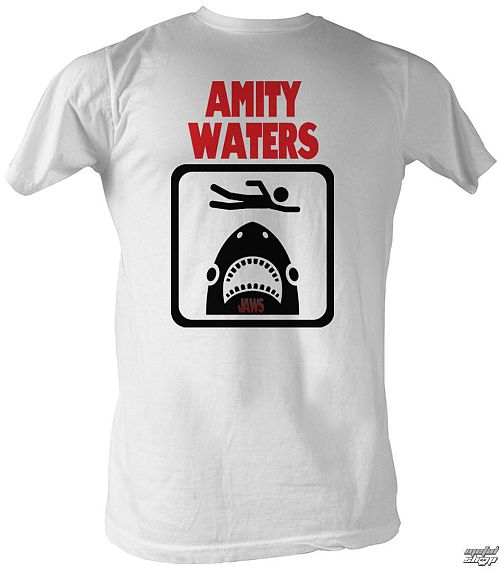 tričko pánske Čeľuste - Amity Waters - AC - JAW568