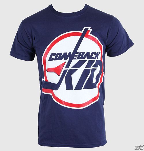 tričko pánske Comeback Kid - Jets - Blue Navy - KINGS ROAD - 00016