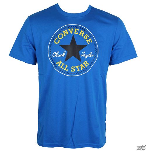 tričko pánske CONVERSE - Core Seasonal Cp - blue (soar) - 10003688-A02