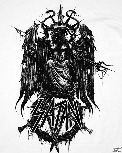 tričko pánske CVLT NATION - Show No Mercy - White - CVL015