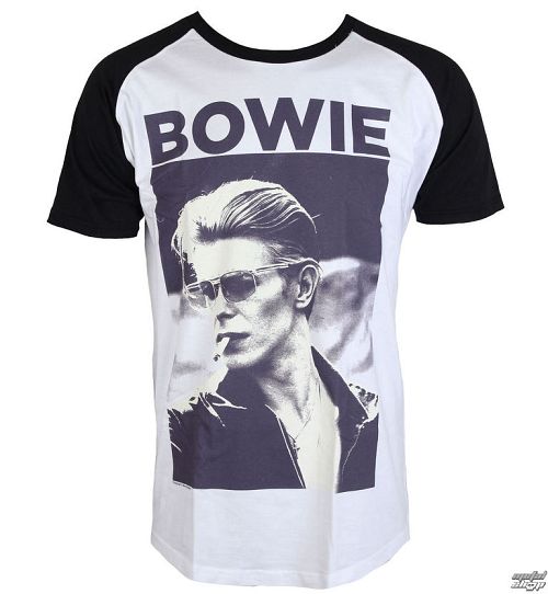 tričko pánske David Bowie - Smoking - ROCK OFF - BOWSSRAG01MB