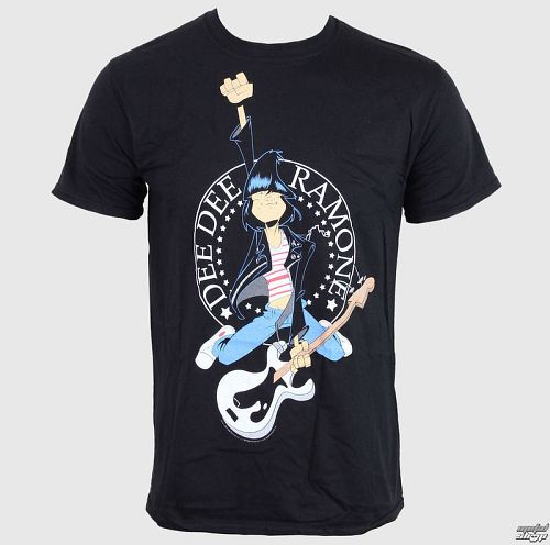 tričko pánske Dee Dee Ramone - DEE DEE HOP- BLACK - LIVE NATION - PE11215TSBP