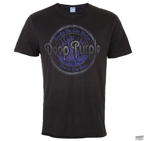 tričko pánske Deep Purple - Smoke on the Water - Charcoal - AMPLIFIED - ZAV210DP2