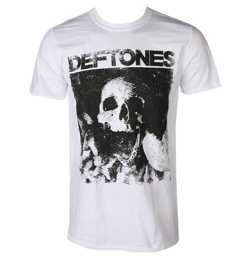 tričko pánske DEFTONES - SKULL - WHITE - PLASTIC HEAD - PH10783W