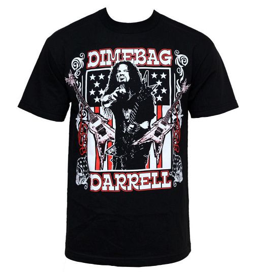 tričko pánske Dimebag Darrell - Guitar Flag - BRAVADO USA